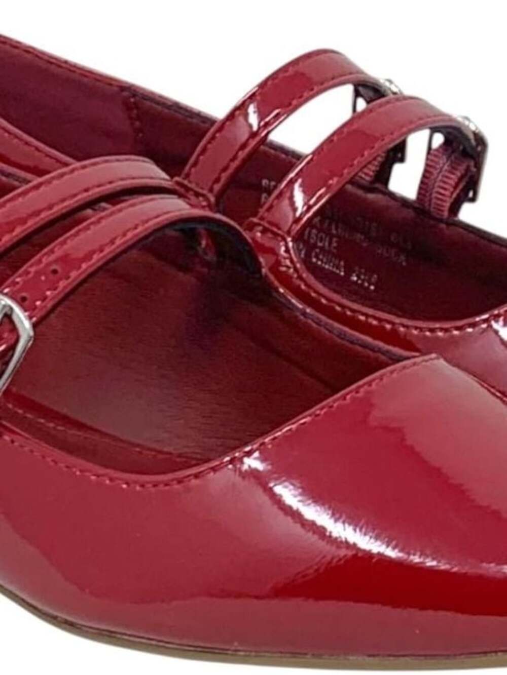 Women’s Steve Madden Mary Jane Ballerina Flats in Red Patent Leather
